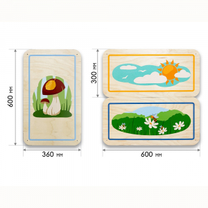 Набор стеновых панелей «Природа нашего края - Прогулка» - fgospostavki.ru - Ейск