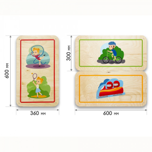 Набор стеновых панелей «Спорт - Движение-жизнь» - fgospostavki.ru - Ейск