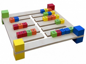 Фронтальное наглядное игровое пособие "Двухсторонний английский алфавит" - fgospostavki.ru - Ейск