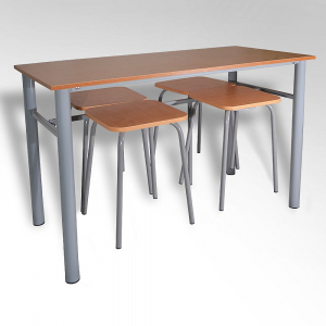 Обеденная группа четырехместная с табуретами - fgospostavki.ru - Ейск