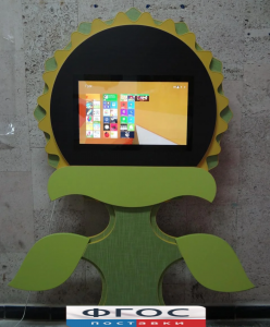 Интерактивная напольная пристенная доска "Подсолнух" - fgospostavki.ru - Ейск