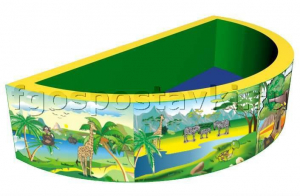 Сухой бассейн полукруглый с шелкографией - fgospostavki.ru - Ейск