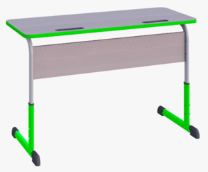 Парта SMARTY KEY двухместная регулируемая по высоте с антивандальной кромкой - fgospostavki.ru - Ейск