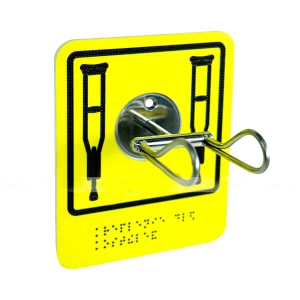 Травмобезопасный крючок-держатель для костылей и одежды - fgospostavki.ru - Ейск