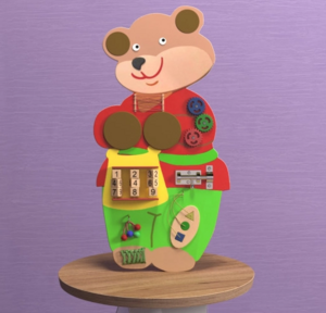 Бизиборд «Мишка Потапыч» - fgospostavki.ru - Ейск