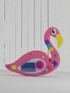 Бизиборд «Розовый фламинго» - fgospostavki.ru - Ейск