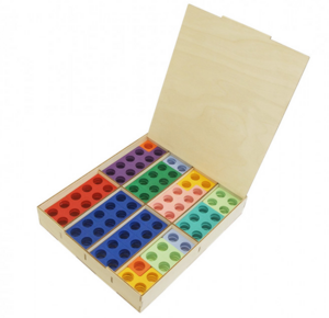 Нумирошка. Набор цветных пластиковых форм 80 шт. в коробке по методике Нумикон - fgospostavki.ru - Ейск