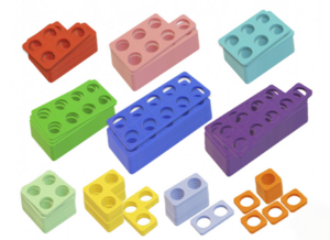 Нумирошка. Набор цветных пластиковых форм 100 шт. по методике Нумикон - fgospostavki.ru - Ейск