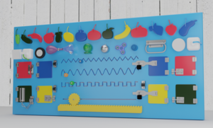 Бизиборд «Фрукты и овощи» - fgospostavki.ru - Ейск