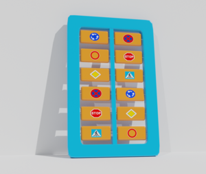 Игровая панель «Дорожные знаки»  - fgospostavki.ru - Ейск