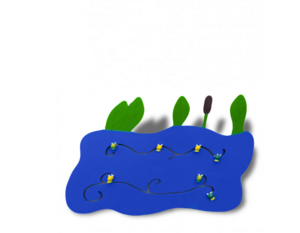 Тактильно-развивающая панель «Пруд» - fgospostavki.ru - Ейск