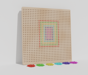 Тактильно-развивающая панель «Радужная мозаика» - fgospostavki.ru - Ейск