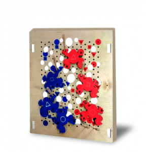 Тактильно-развивающая панель «Цветные лягушки» - fgospostavki.ru - Ейск