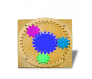 Тактильно-развивающая панель «Цветные шестеренки» - fgospostavki.ru - Ейск