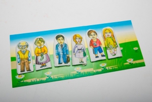 Набор пальчиковых кукол "Семья" - fgospostavki.ru - Ейск