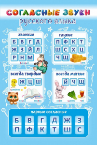 Стенд "Согласные русского языка" - fgospostavki.ru - Ейск