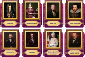 Стенд "Портреты великих британцев" - fgospostavki.ru - Ейск