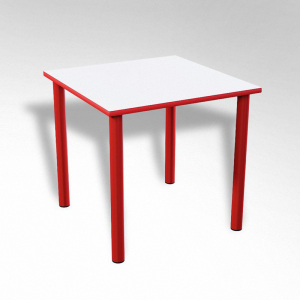 Стол квадратный ТР нерегулируемый на металлокаркасе  - fgospostavki.ru - Ейск