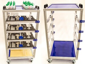 Мобильная стойка для хранения наборов ГИА по химии - fgospostavki.ru - Ейск