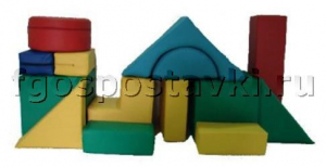 Мягкий модуль-конструктор "Стройка" (14 элементов) - fgospostavki.ru - Ейск