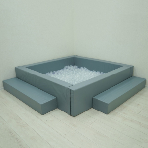 Сухой бассейн с шариками и RGB-подсветкой 140х140 см - fgospostavki.ru - Ейск