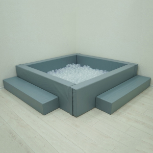 Сухой бассейн с шариками и RGB-подсветкой 190х190 см - fgospostavki.ru - Ейск