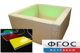 Сухой бассейн вибромузыкальный с клавишами управления (150х150х66 сантиметров) - fgospostavki.ru - Ейск