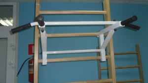 Тренажер турник-брусья навесной на шведскую стенку 1000х600х300 мм - fgospostavki.ru - Ейск