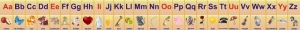 Стенд "Английский алфавит" Вариант 2 - fgospostavki.ru - Ейск