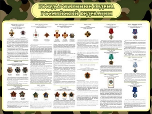 Стенд "Государственные ордена РФ" - fgospostavki.ru - Ейск