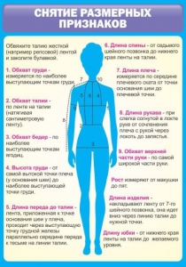 Стенд "Снятие мерок" Вариант 2 - fgospostavki.ru - Ейск