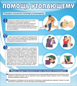 Стенд "Помощь утопающему" - fgospostavki.ru - Ейск