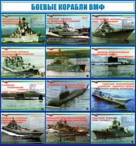 Стенд "Боевые корабли ВМФ" - fgospostavki.ru - Ейск