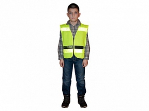 Световозвращающий жилет на молнии для пешеходов - fgospostavki.ru - Ейск
