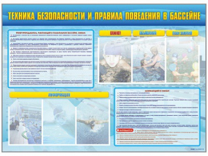Стенд-уголок "Техника безопасности и правила поведения в бассейне" - fgospostavki.ru - Ейск