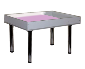 Световой столик для рисования песком напольный 80х60 сантиметров мультиколор с кармашком для песка - fgospostavki.ru - Ейск