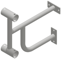 Кронштейн настенный (двухрядный) - fgospostavki.ru - Ейск