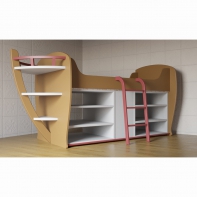 Детская кровать-чердак «Корабль» - fgospostavki.ru - Ейск