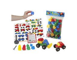 Конструктор «Транспортные средства» 64 детали - fgospostavki.ru - Ейск