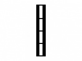 Набор магнитных карточек "Двойная тактовая черта" (6 штук) - fgospostavki.ru - Ейск