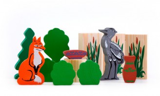 Комплект игрушек для сказкотерапии "Лиса и журавль" - fgospostavki.ru - Ейск