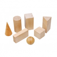 Набор "Тела геометрические" (деревянные) 14штук - fgospostavki.ru - Ейск