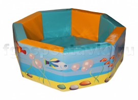 Сухой бассейн восьмигранный с шелкографией - fgospostavki.ru - Ейск
