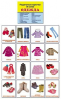 Раздаточные карточки "Одежда" - fgospostavki.ru - Ейск