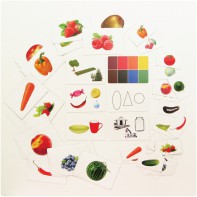 Набор магнитных карточек "Загадки-отрицания". Плоды - fgospostavki.ru - Ейск