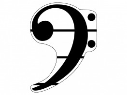 Набор магнитных карточек "Басовый ключ "фа" (3 штуки) - fgospostavki.ru - Ейск