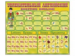Комплект оборудования "Английский алфавит" с комплектом тематических магнитов - fgospostavki.ru - Ейск