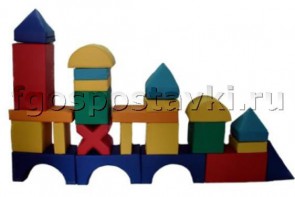 Мягкий модуль-конструктор "Архитектор" (24 элемента) - fgospostavki.ru - Ейск