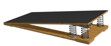 Мостик гимнастический подкидной усиленный (4 пружины) - fgospostavki.ru - Ейск