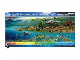 Интерактивный электрифицированный стенд "Эры развития жизни на Земле" адаптивный, с сенсорным пультом управления и планшетом со шрифтом Брайля - fgospostavki.ru - Ейск